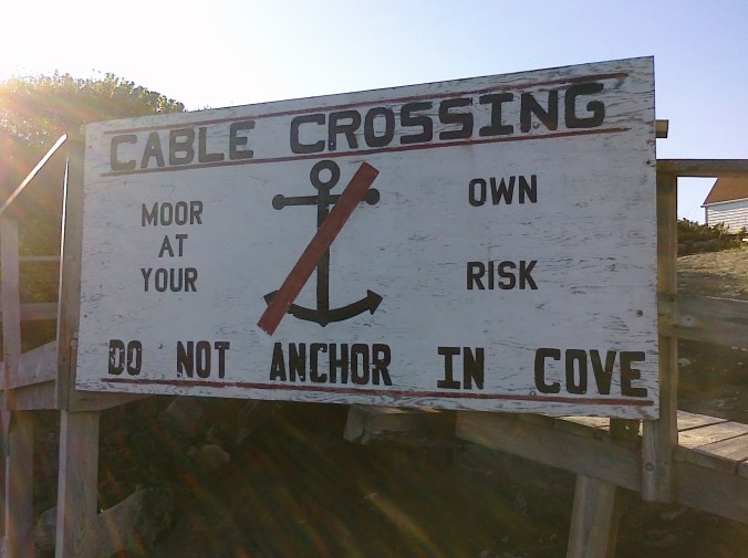 Cove sign