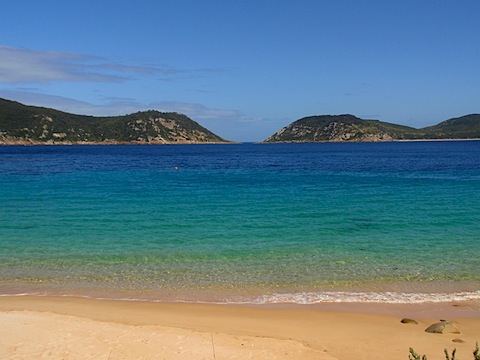 East cove at sea level