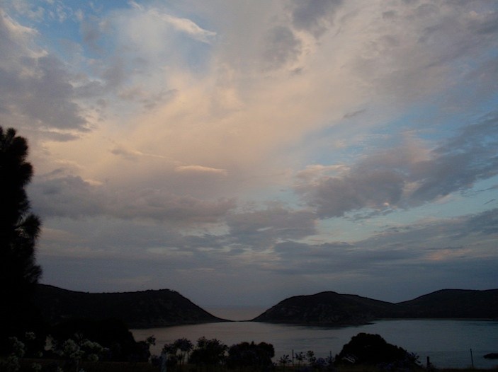 Morning over the swashway of Dover and Erith Islands