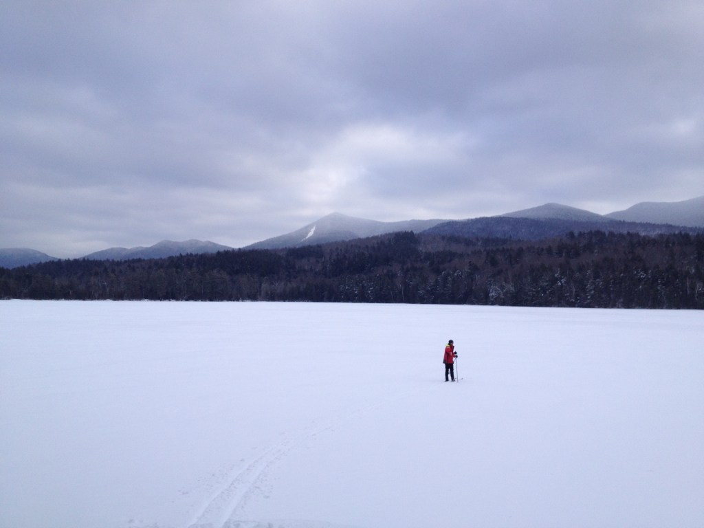 Tim on Moose Pond